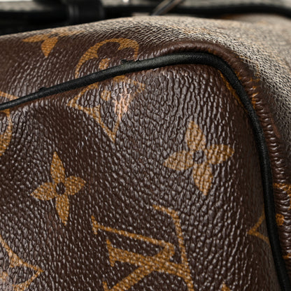 Louis Vuitton Monogram Macassar Keepall Bandouliere 55 13 of 23