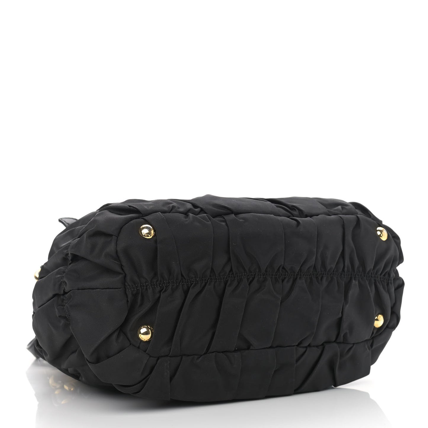 Tessuto Nylon Gaufre Tote Black
