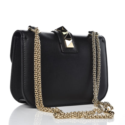 Valentino Garavani Vitello Small Glam Lock Rockstud Flap Black 3 of 11