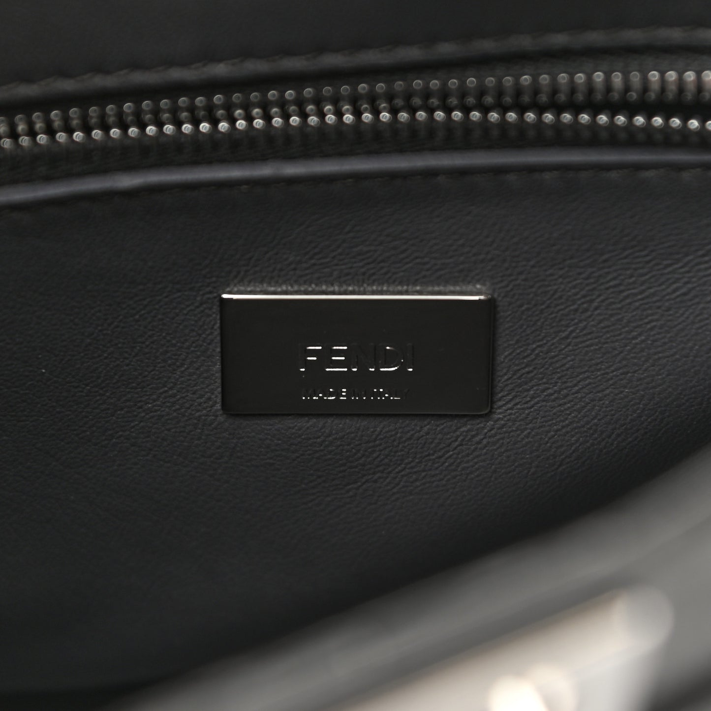 Crocodile Embroidered Mini Peekaboo Iconic Satchel Grey