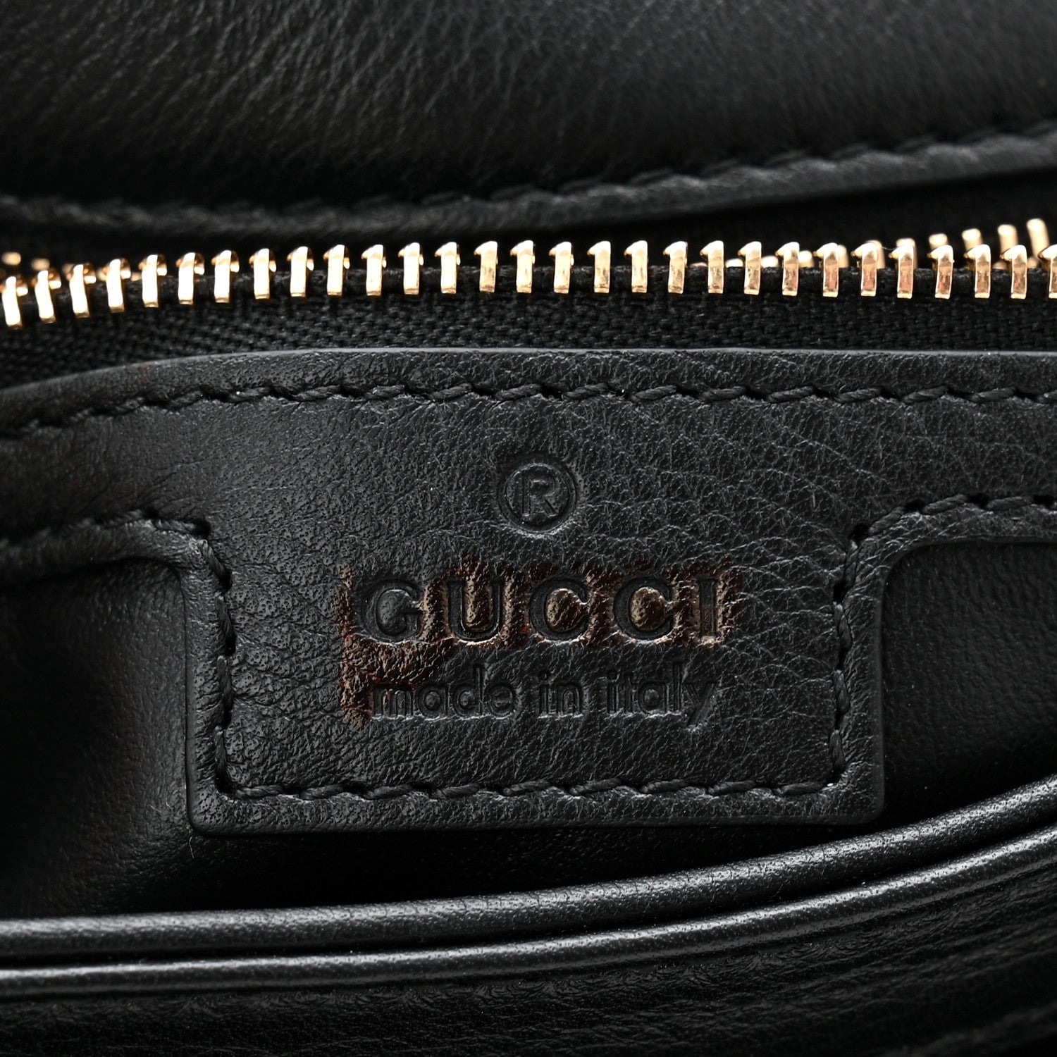 Gucci Roxy Calfskin Web Medium Blondie Top Handle Shoulder Flap Bag Black 6 of 10