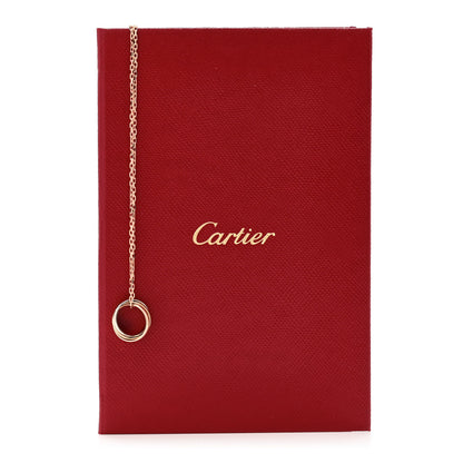 Cartier 18K Pink Yellow White Gold Baby Trinity Pendant Necklace 6 of 6