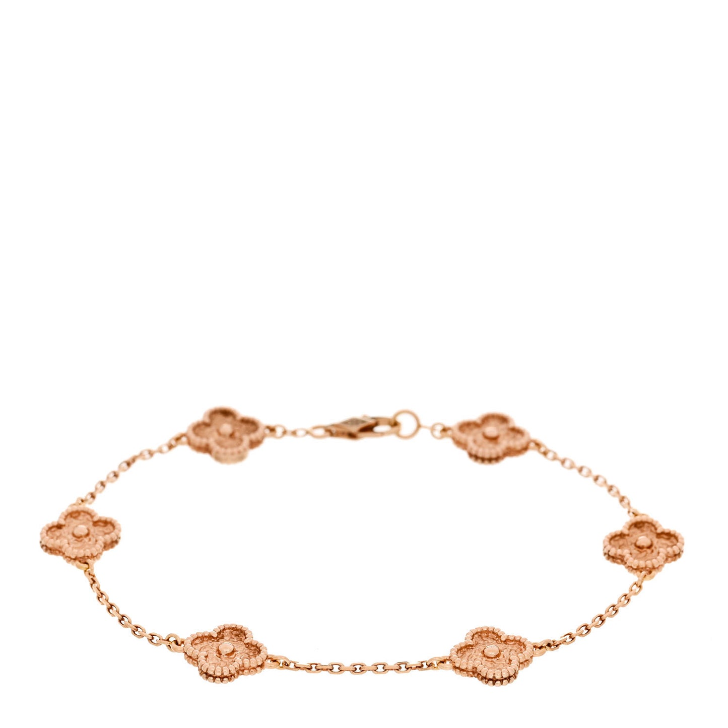 18K Rose Gold 6 Motifs Sweet Alhambra Bracelet