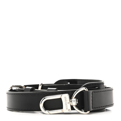 Louis Vuitton Calfskin Adjustable Keepall Bandouliere Shoulder Strap Black 1 of 5