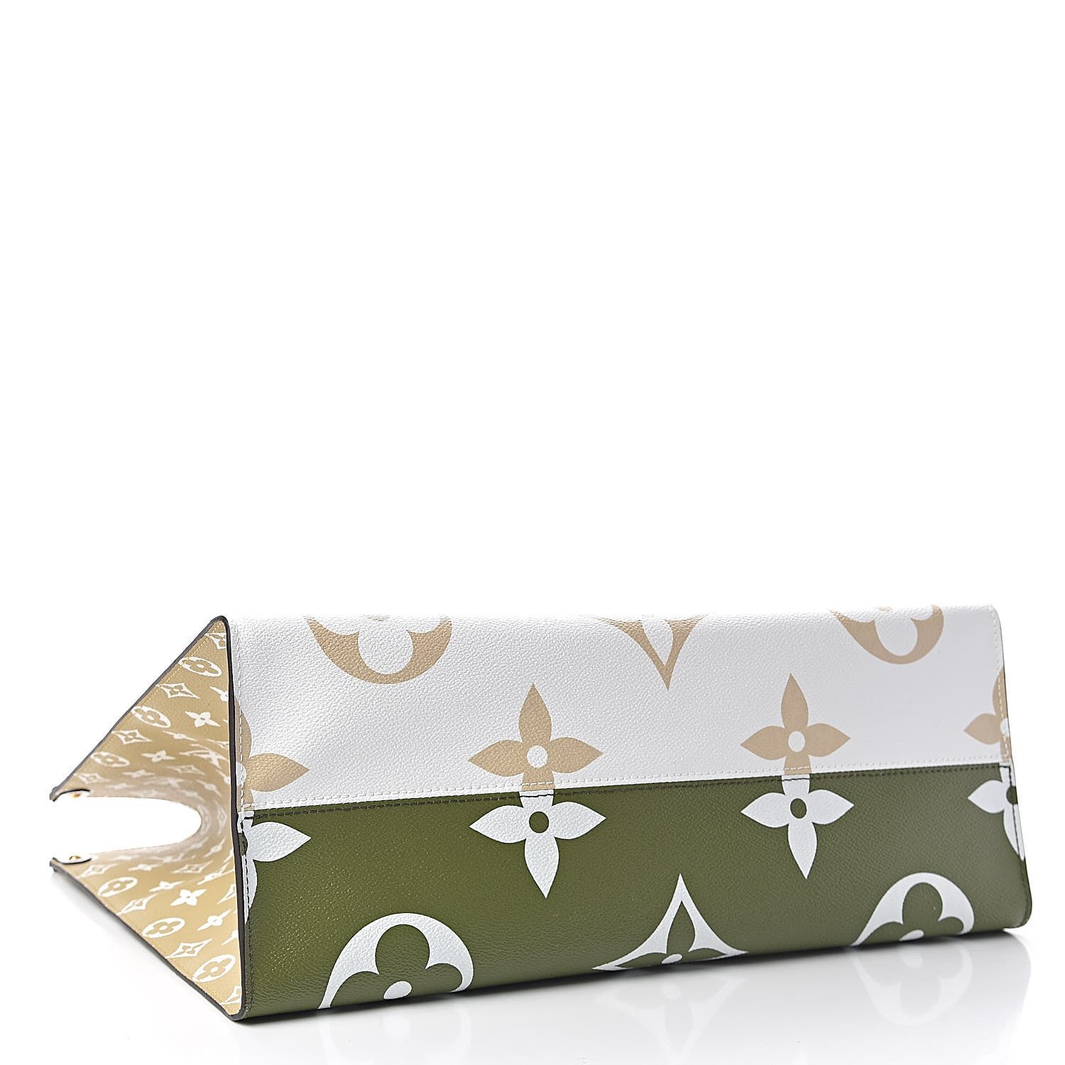 Louis Vuitton Monogram Giant Onthego GM Kaki Beige 5 of 11