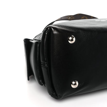 Louis Vuitton Lambskin CarryAll Cargo Vibe PM Black 7 of 9