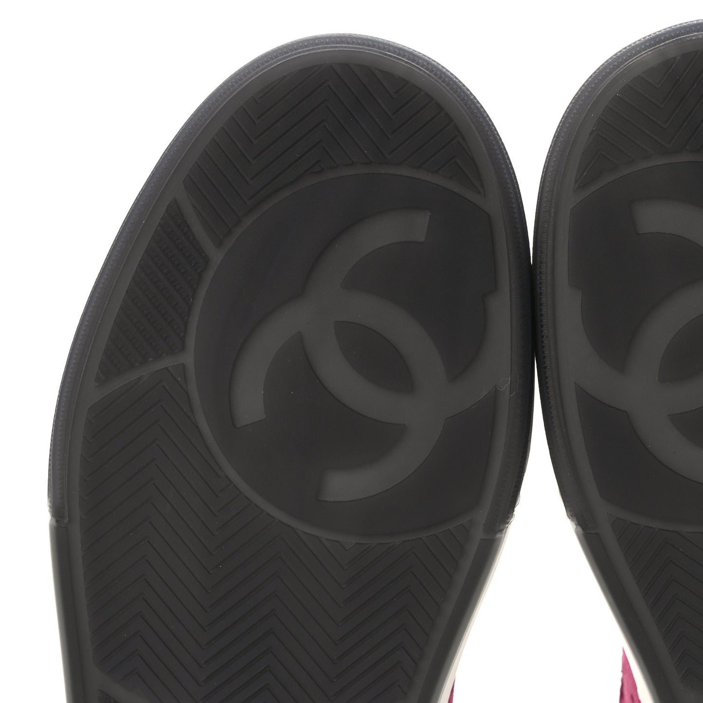 Suede Calfskin Logo Sneakers 39 Dark Pink