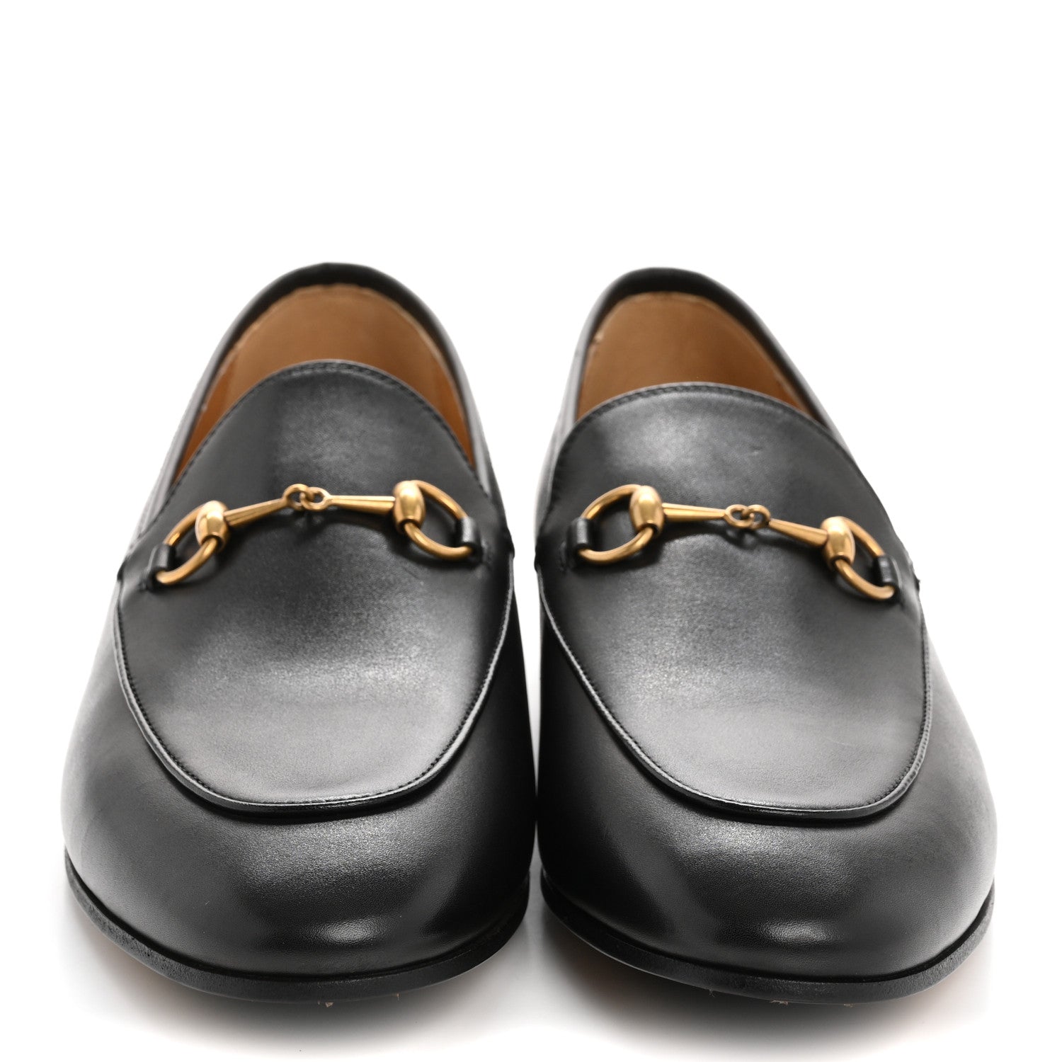 Gucci Calfskin Womens Jordaan Loafers 40 Black 3 of 11