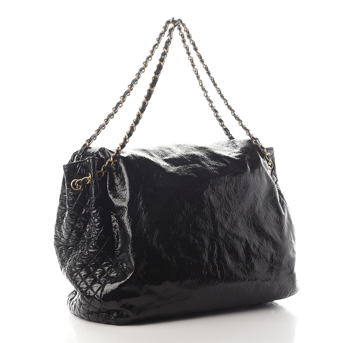 Vinyl XXL Rock and Chain Flap Black