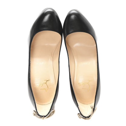 Christian Louboutin Nappa Very Gemma 100 Pumps 35 Black 2 of 9