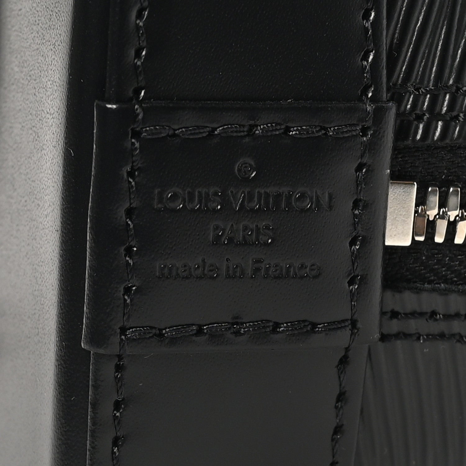 Louis Vuitton Epi Alma BB Black 6 of 9