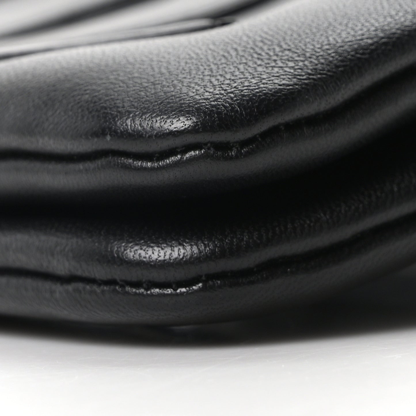 Lambskin CC Mania Waist Belt Bag Black