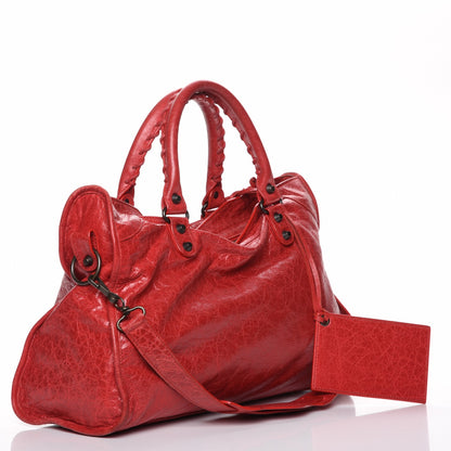 Balenciaga Agneau Classic Hardware City Rouge Cardinal 4 of 8