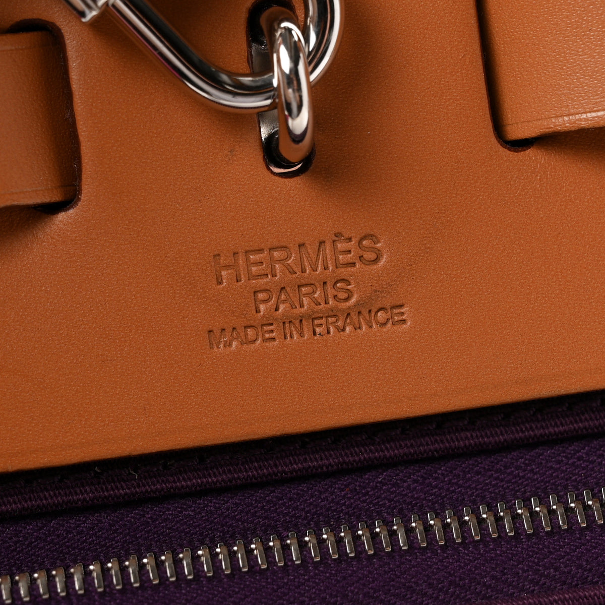 Toile Vache Hunter Herbag Zip 39 MM Cassis Fauve