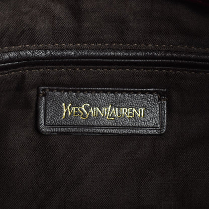 Saint Laurent Patent Belle de Jour Cabas Tote Amarena 6 of 7