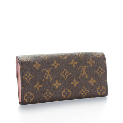 Louis Vuitton Monogram Emilie Wallet Rose Ballerine 3 of 7