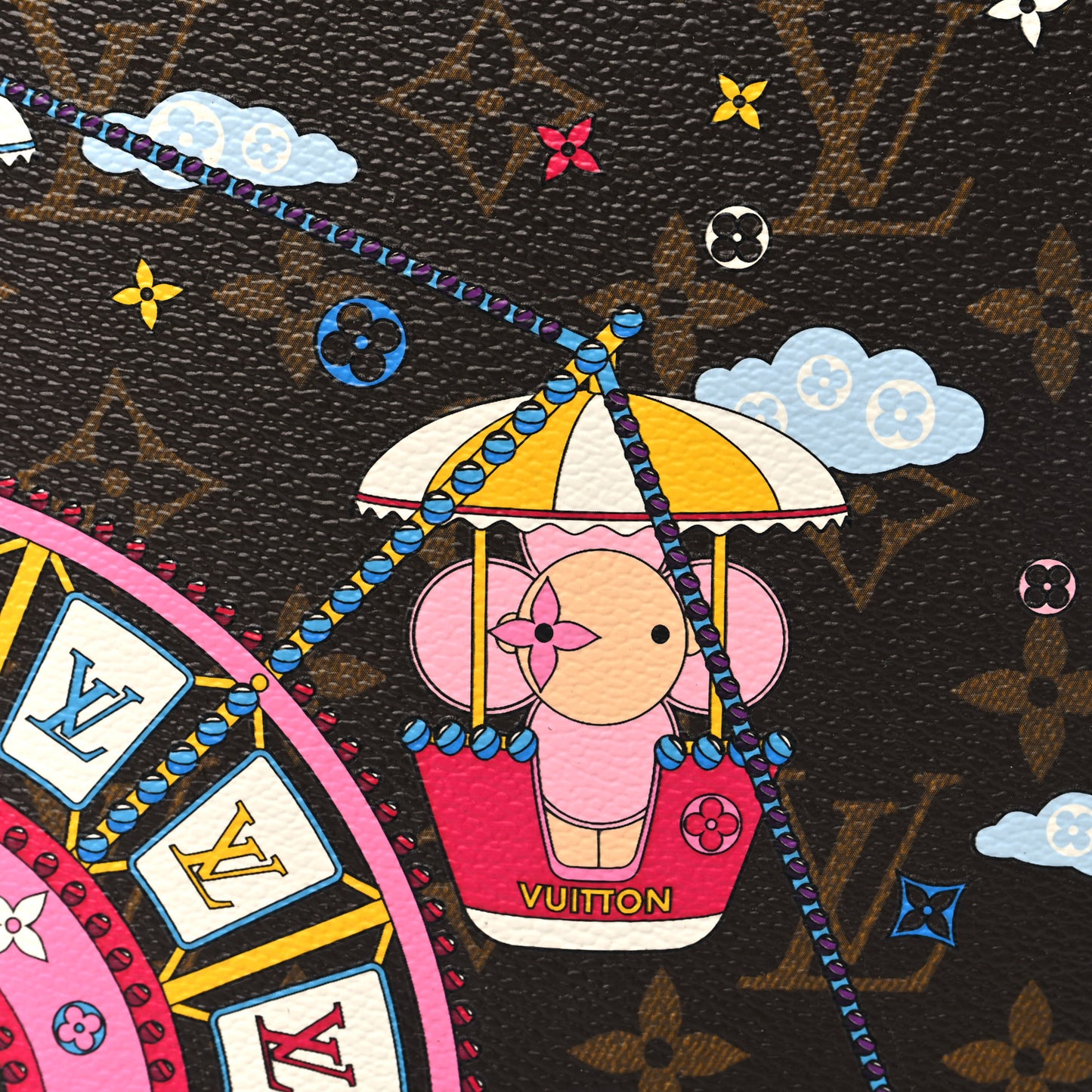Monogram 2020 Christmas Animation Big Wheel Notebook MM Rose Ballerine
