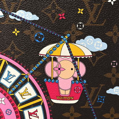 Louis Vuitton Monogram 2020 Christmas Animation Big Wheel Notebook MM Rose Ballerine 8 of 10
