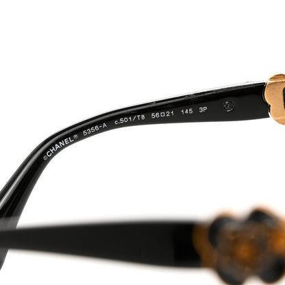 Chanel CC Butterfly Fall Sunglasses 5356-A Black Gold 5 of 6