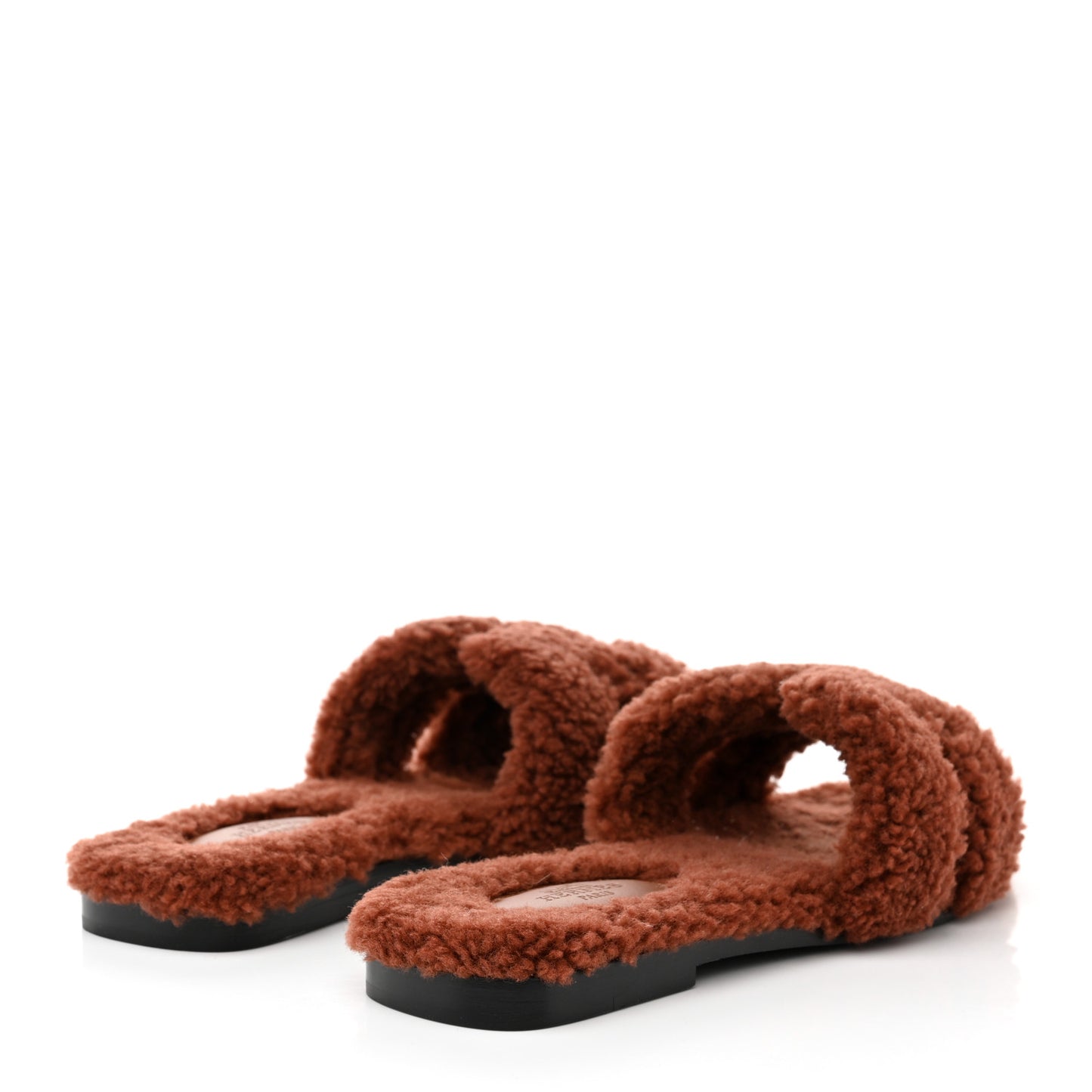Woolskin Oran Sandals 37.5 Cognac