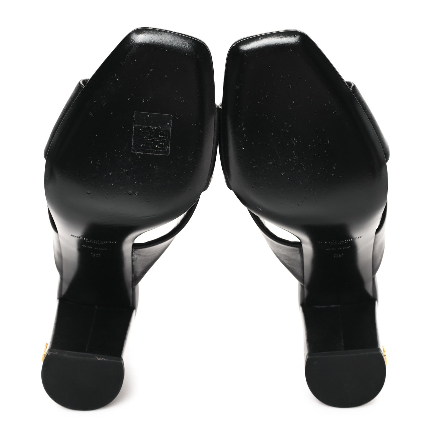 Calfskin LouLou Mules 39 Black