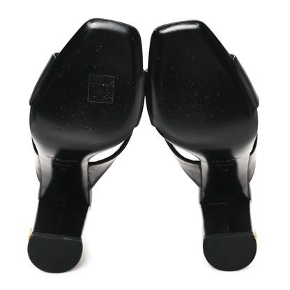 Saint Laurent Calfskin LouLou Mules 39 Black 6 of 11