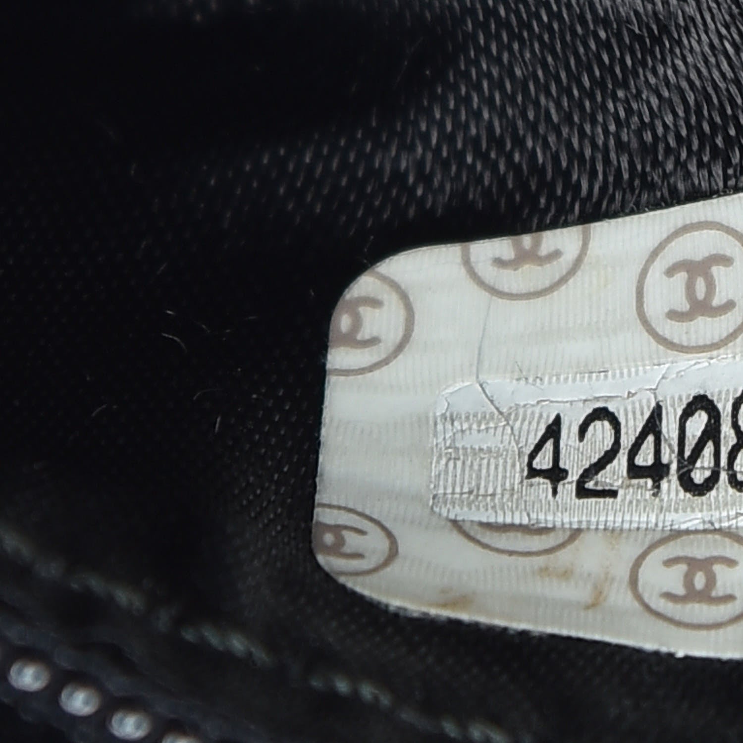 Chanel Velvet Quilted Top Handle Bag Black 9 of 12