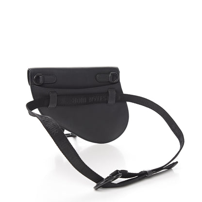 Christian Dior Ultra Matte Calfskin Saddle Belt Bag Black 2 of 9