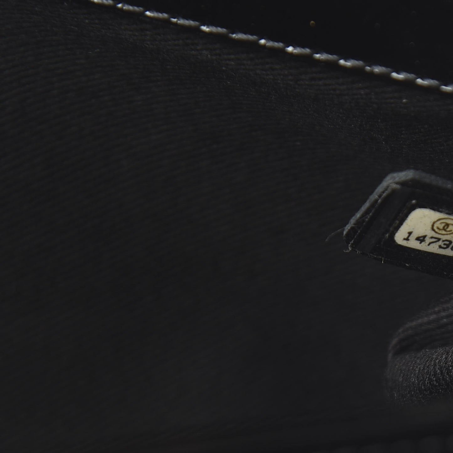 Patent Quilted Medium Just Mademoiselle Bowling Bag Black