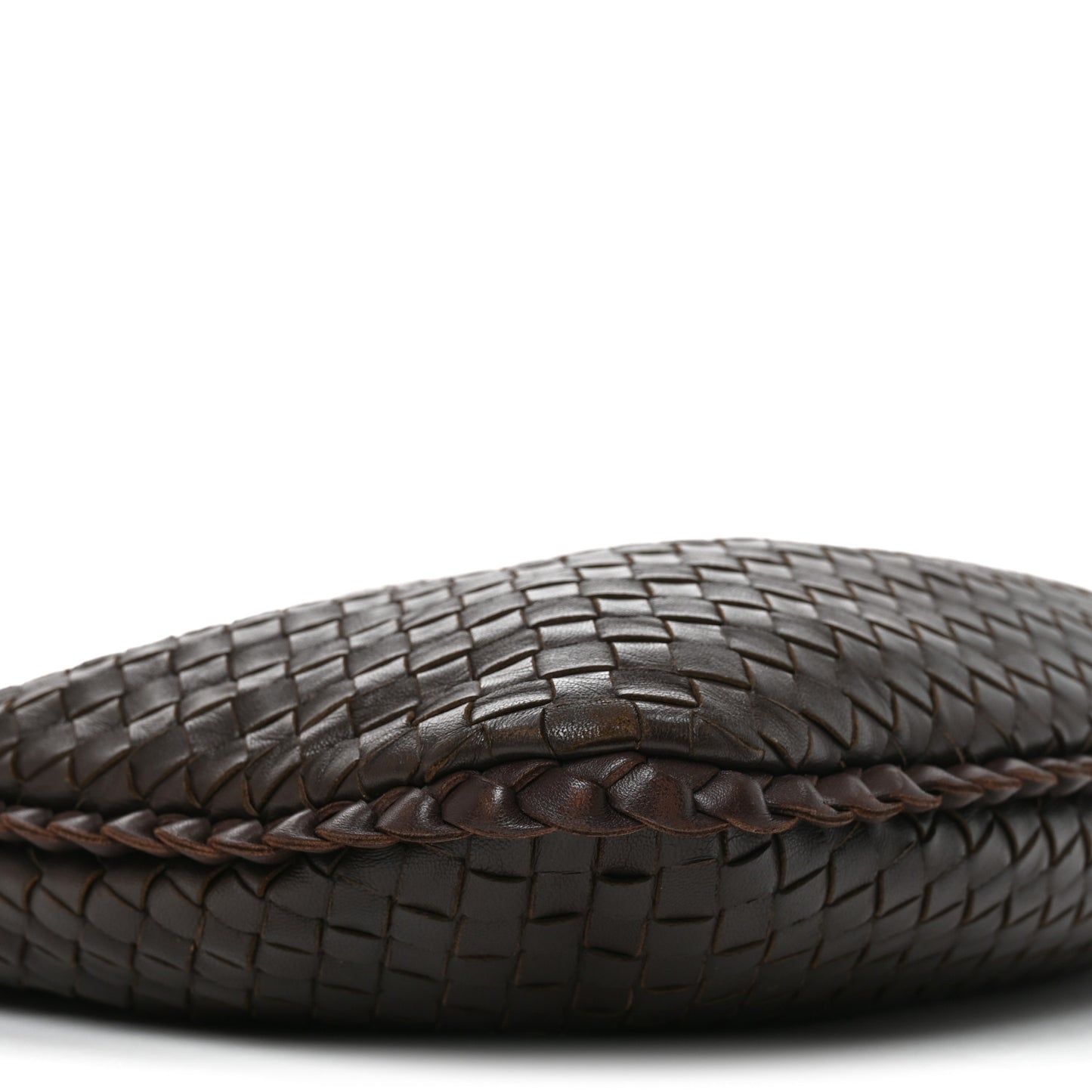 Nappa Intrecciato Medium Veneta Hobo Ebano