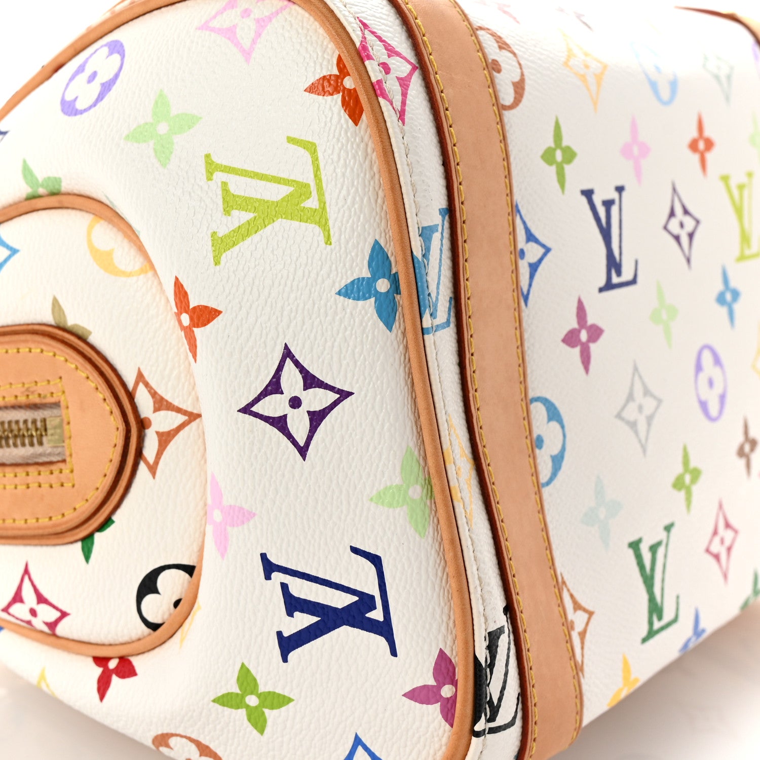 Louis Vuitton Monogram Multicolor Priscilla White 8 of 9