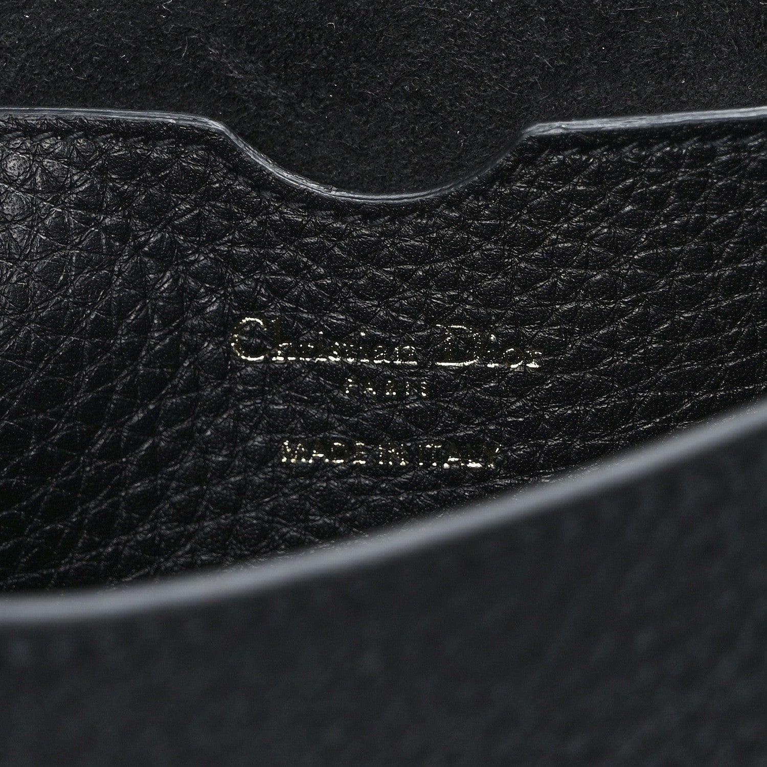 Christian Dior Grained Calfskin Large Bobby Flap Black 5 of 14
