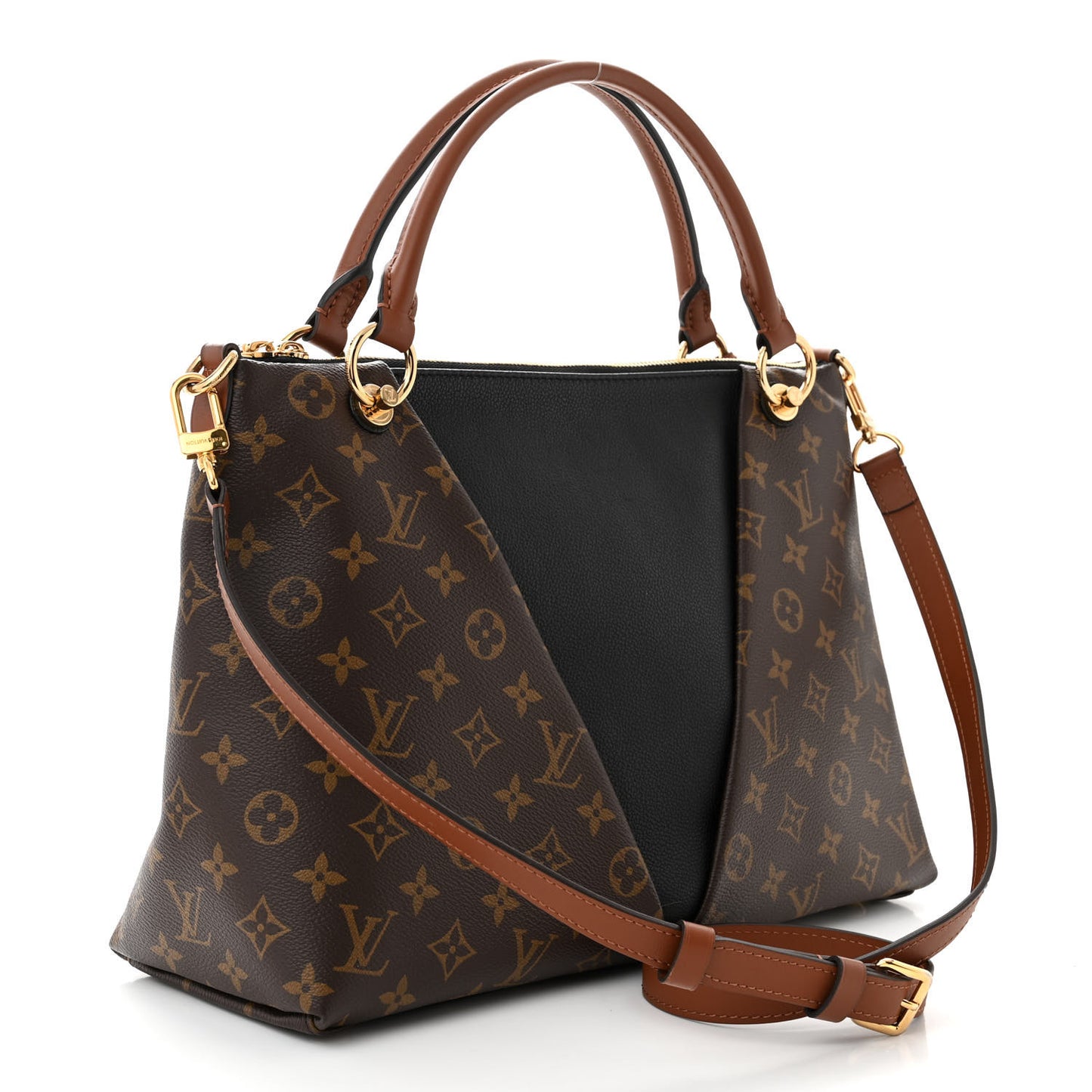 Monogram V Tote MM Black