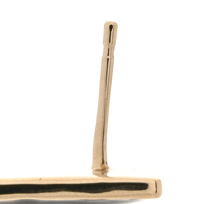 Chanel Enamel CC Square Earrings Black White 5 of 6