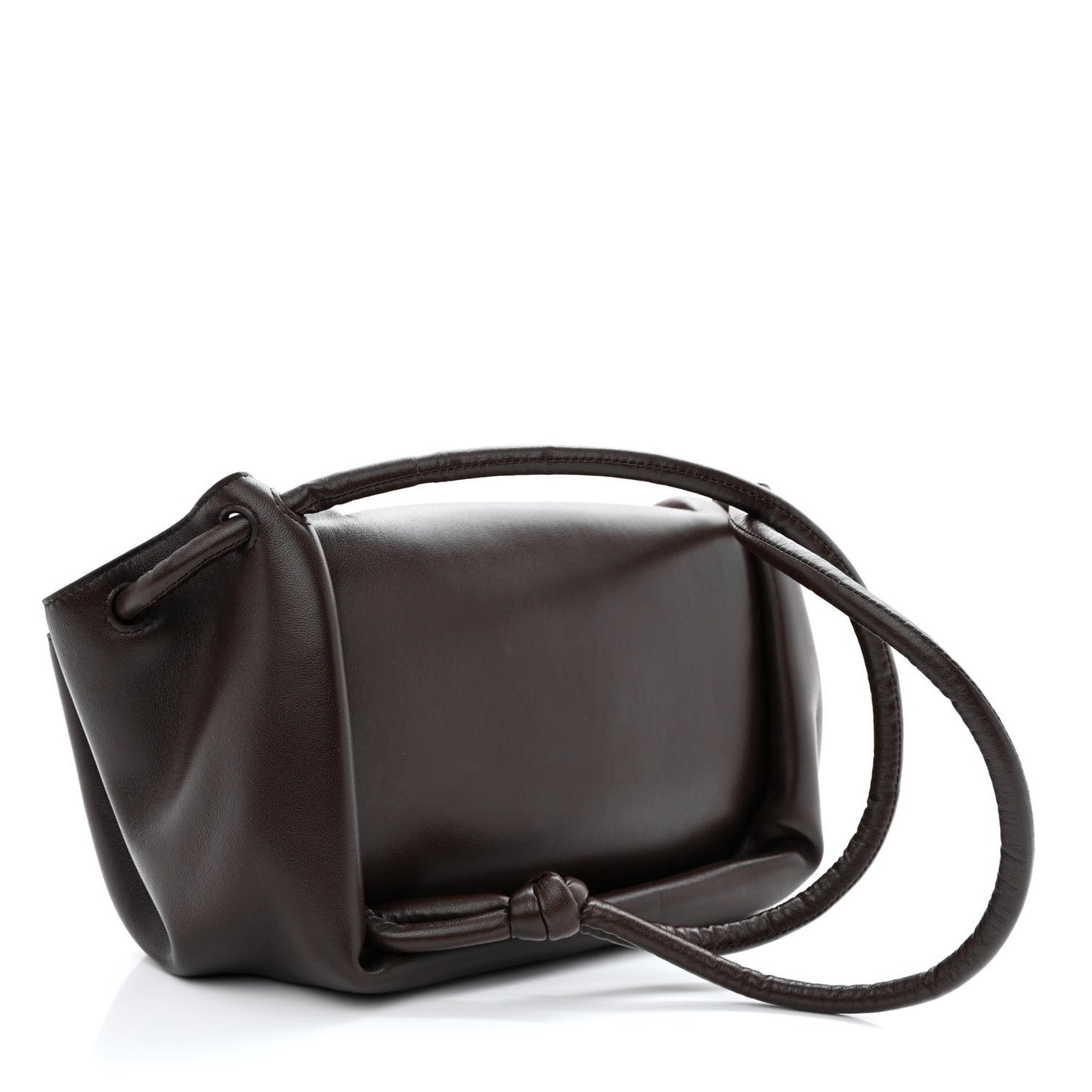 Lambskin Small Beak Triangle Flap Shoulder Bag Fondant