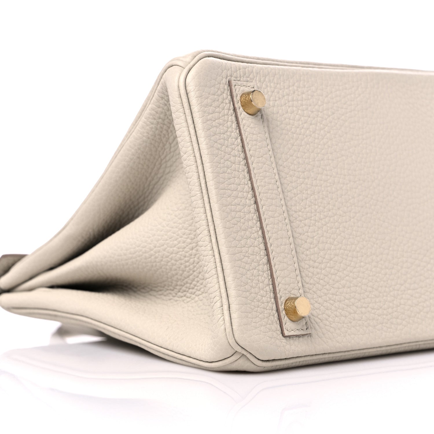 Hermes Taurillon Clemence Birkin 30 Beton 8 of 9