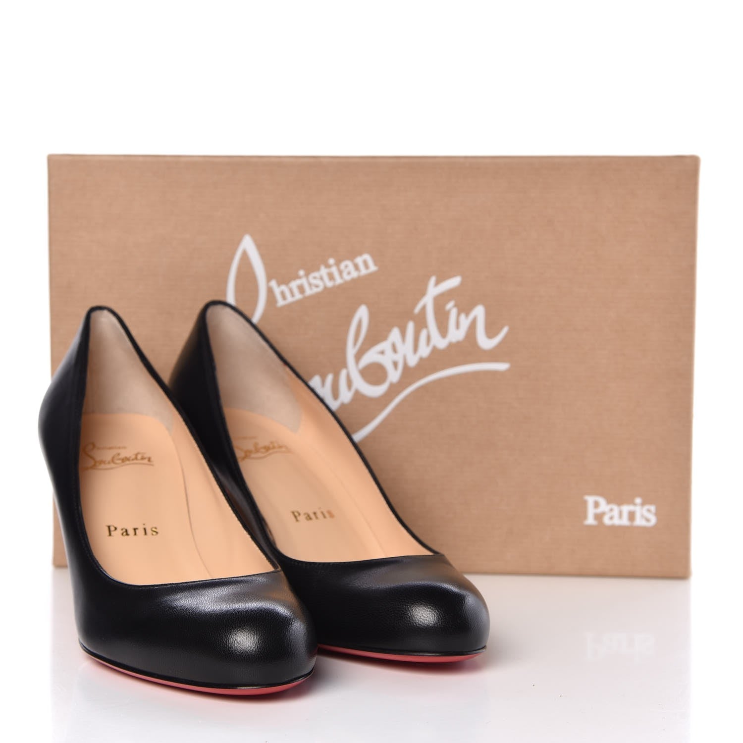 Christian Louboutin Shiny Nappa Simple 70 Pumps 35.5 Black 8 of 8