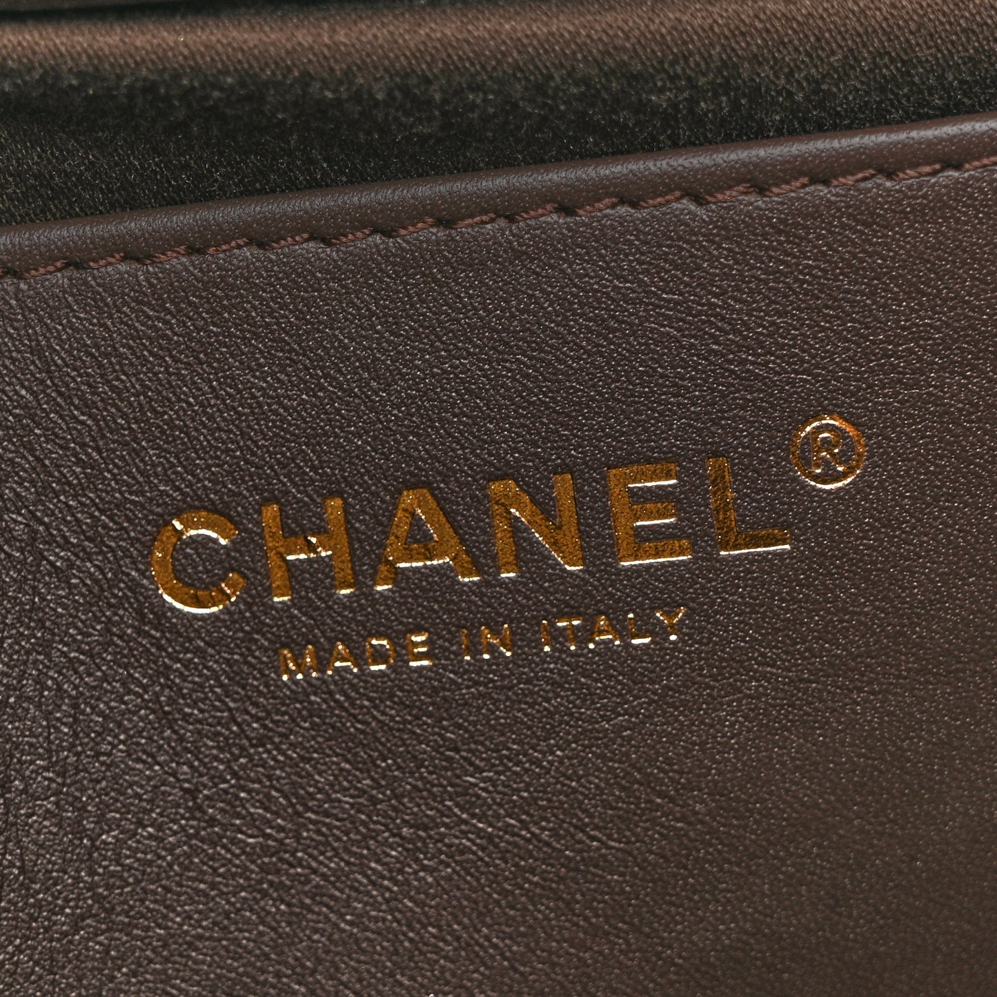 Suede Quilted Small Chanel 25 Handbag Dark Brown