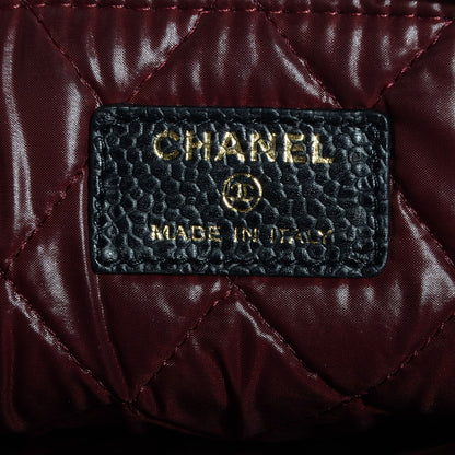 Chanel Caviar Quilted Medium Cosmetic Case Black 6 of 8