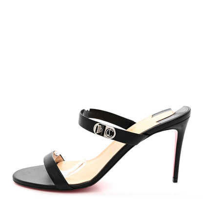 Christian Louboutin Kid Lock Me 85 Slide Sandals 41 Black 1 of 12