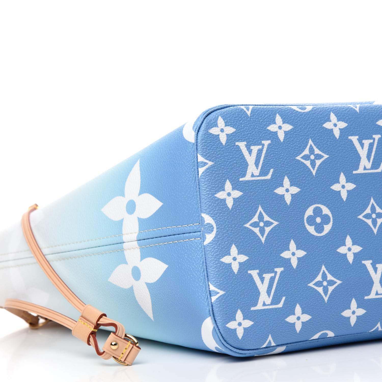 Louis Vuitton Monogram Giant By The Pool Neverfull MM Blue 7 of 11