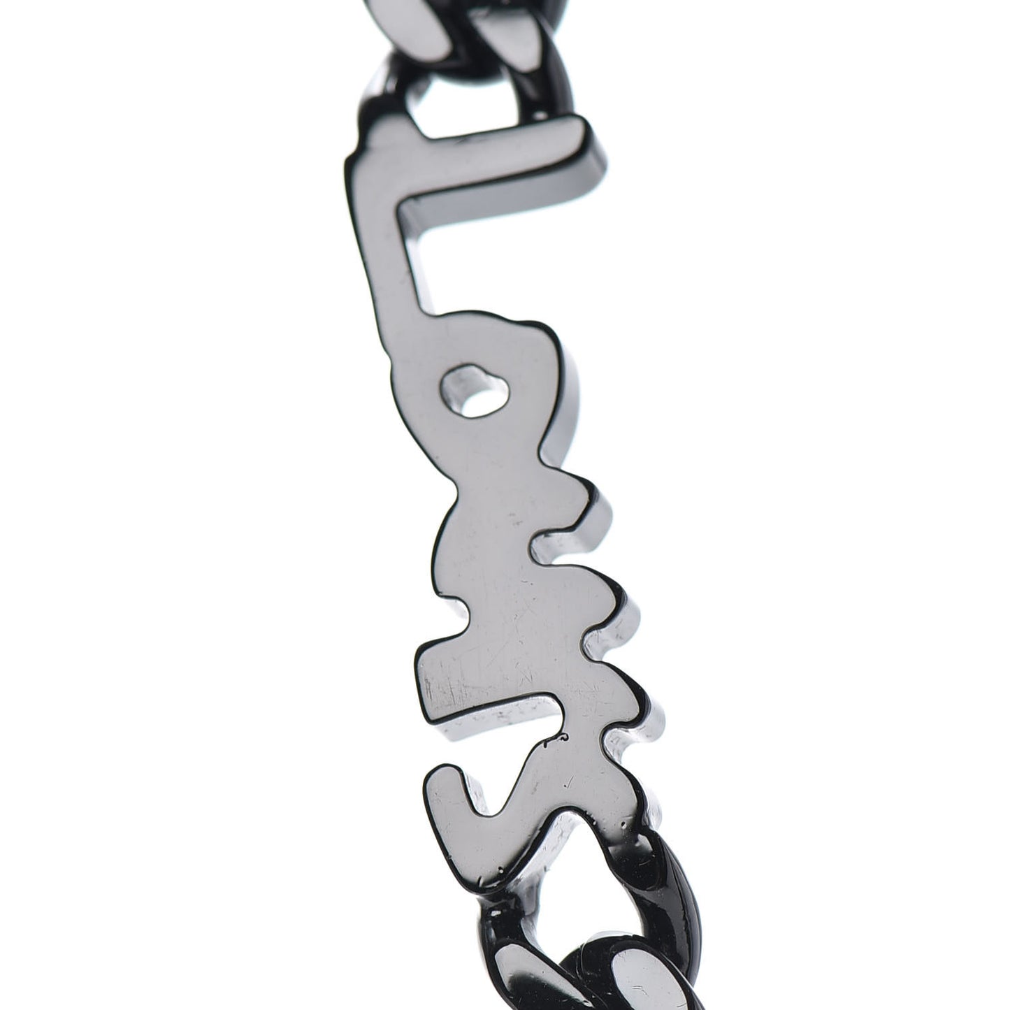 Graffiti Necklace Black