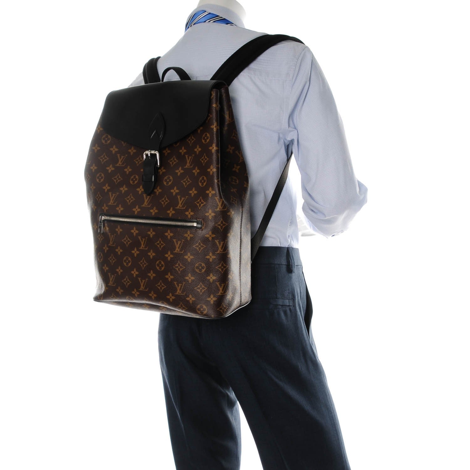 Louis Vuitton Monogram Macassar Palk Backpack 2 of 7