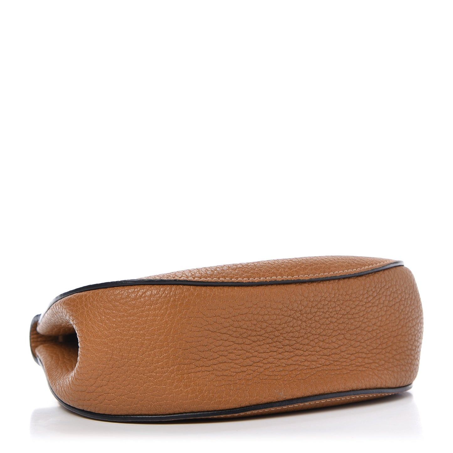 Grained Lambskin Drew Shoulder Bag Caramel