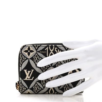 Louis Vuitton Jacquard Since 1854 Zippy Coin Purse Grey 2 of 11