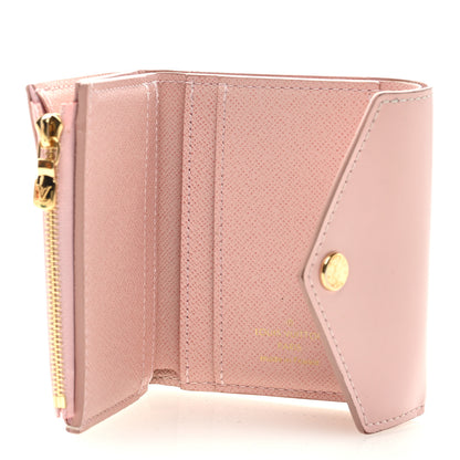 Louis Vuitton Damier Azur Zoe Wallet Rose Ballerine 5 of 7