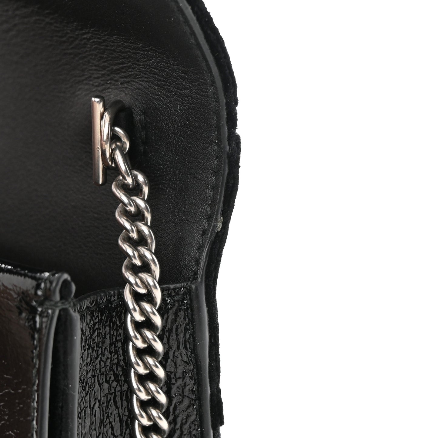 Velvet Super Mini Dionysus Shoulder Bag Black