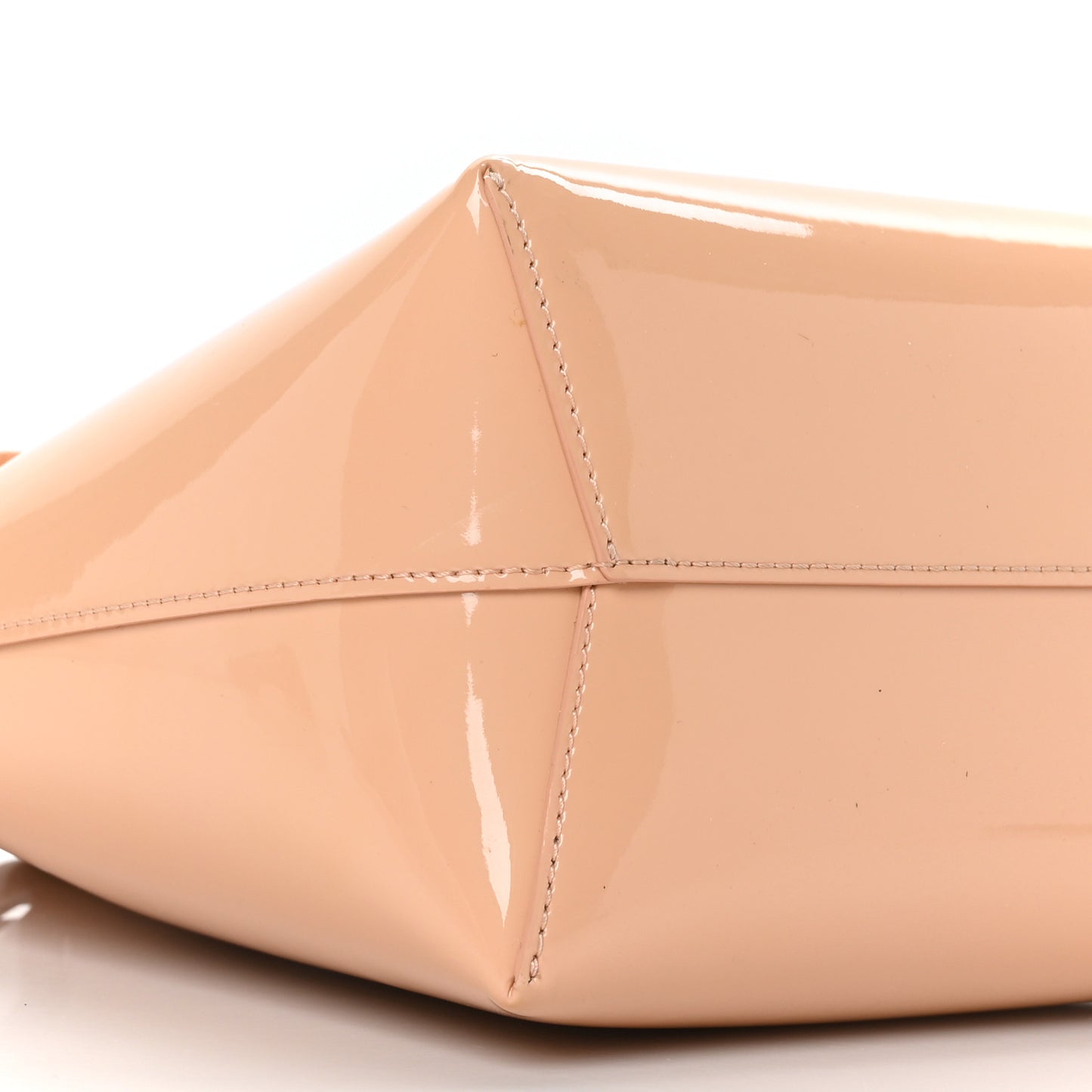 Patent Calfskin Bucket Rosa