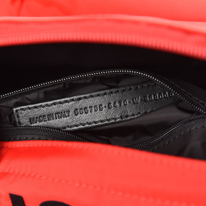 Balenciaga Sport Nylon Logo Embroidered S Wheel Backpack Bright Red Black 7 of 10