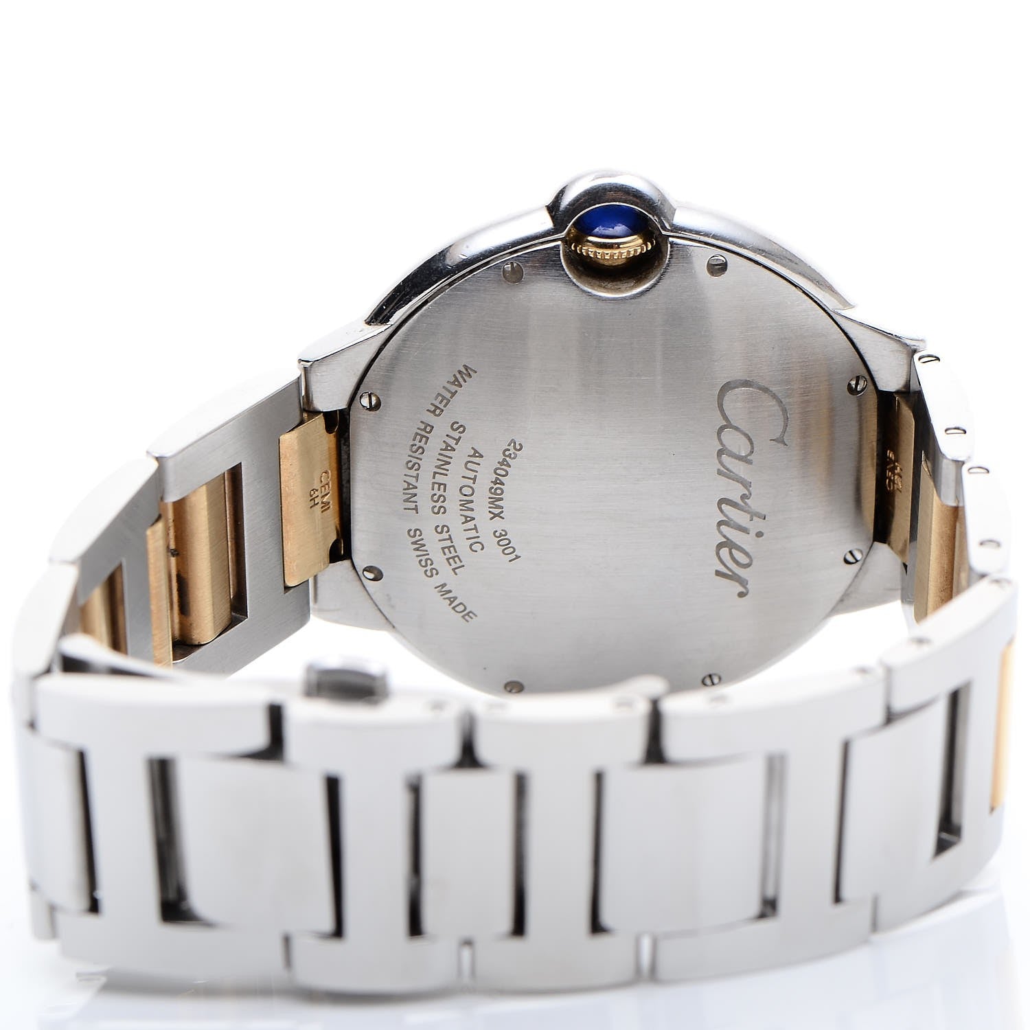 Cartier Stainless Steel 18K Yellow Gold 42mm Ballon Bleu De Automatic Watch 5 of 7